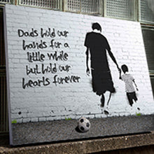 Load image into Gallery viewer, Father&#39;s Day Personalised canvas gift
