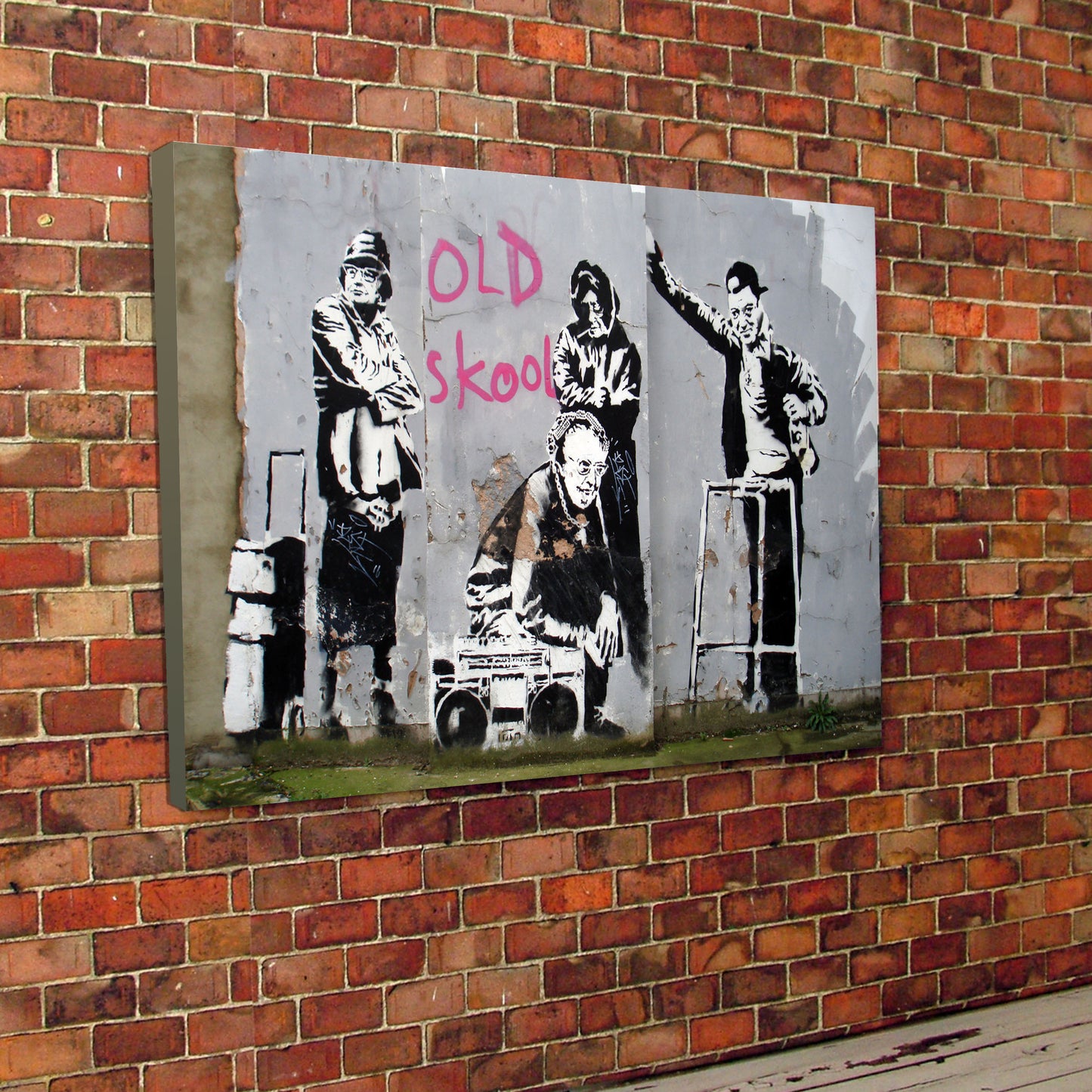 Banksy Old Skool Canvas