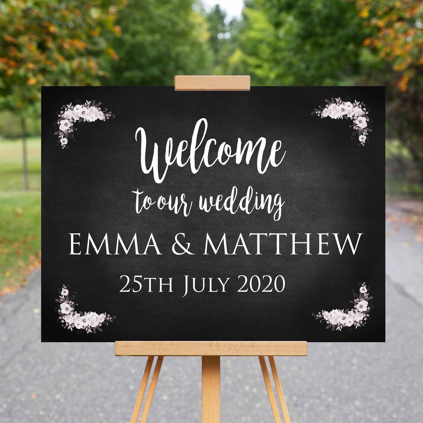 Wedding Welcome Sign - Welcome to Our Wedding