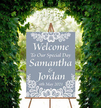 Load image into Gallery viewer, Wedding Welcome Sign - Classic Doilies
