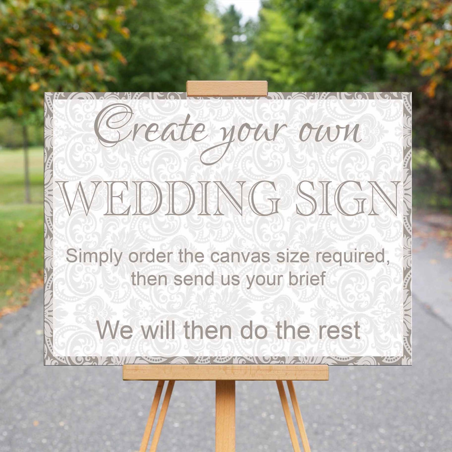 Wedding Welcome Sign - Design Your Own