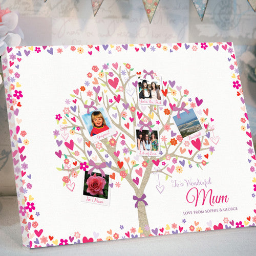 Mother's Day Canvas gift images heart