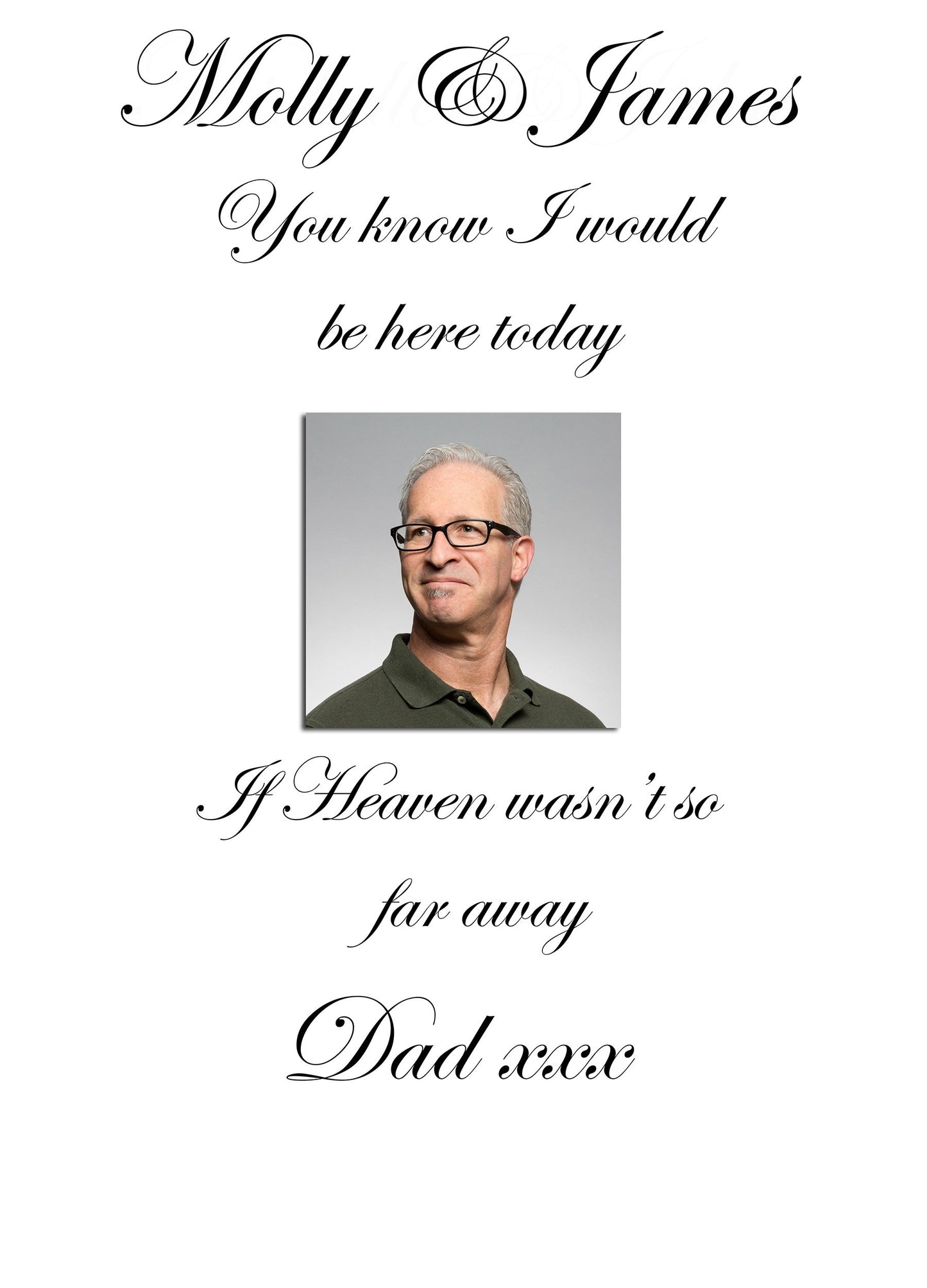 personalised wedding aisle runner remembrance photo upload memorial