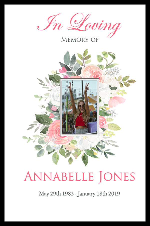 memorial picture funeral picture