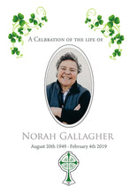 Load image into Gallery viewer, Celebrating The Life Memorial Picture - Irish theme

