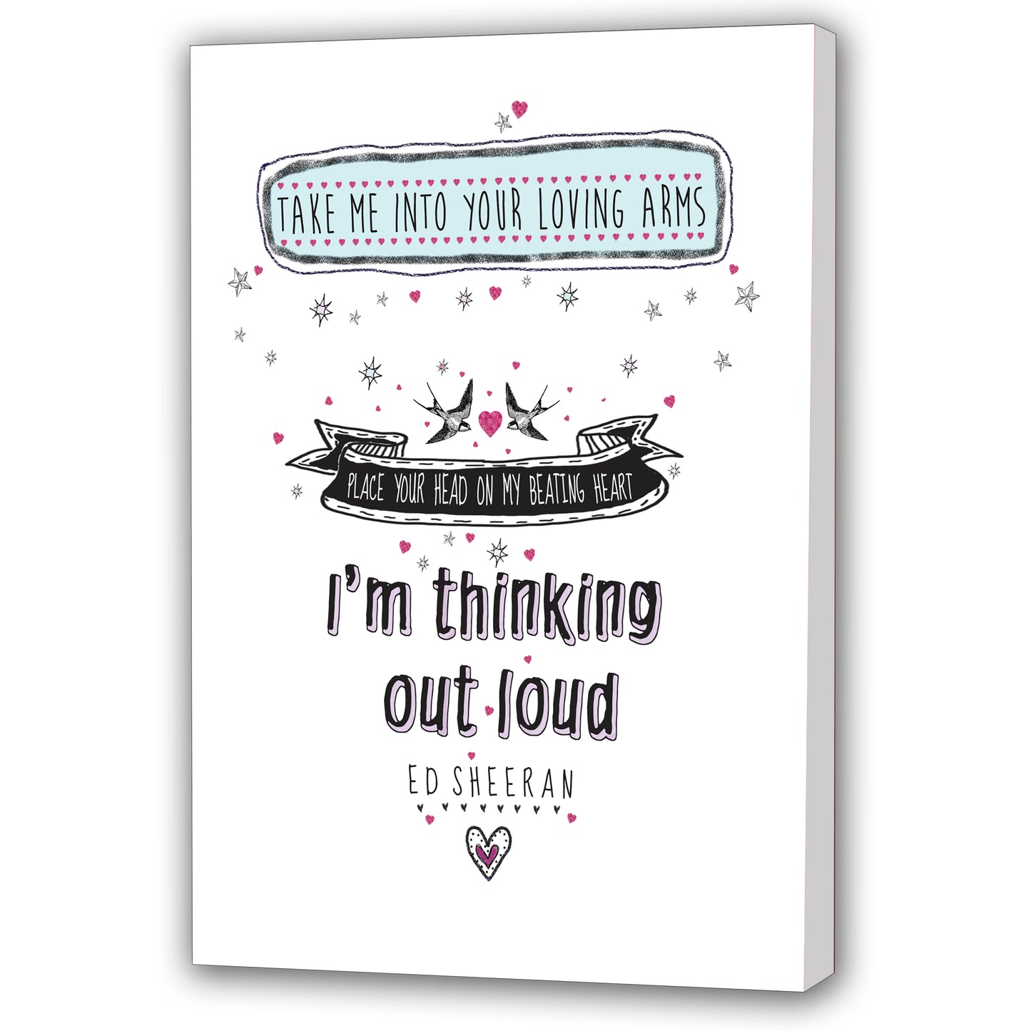 Portrait Art Canvas, Song Lyrics from The Beatles - All you need is Love