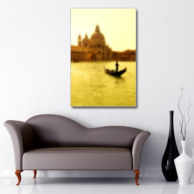 St Mark's Basilica Venice Gondola sunset