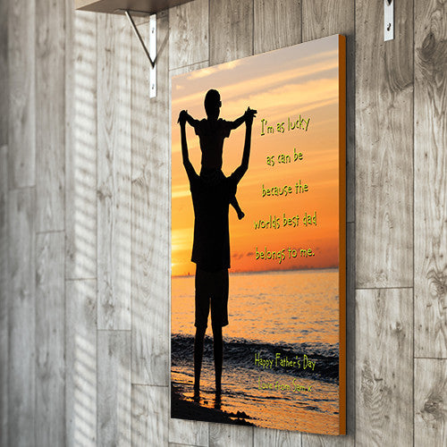 Father's Day Best Dad Canvas