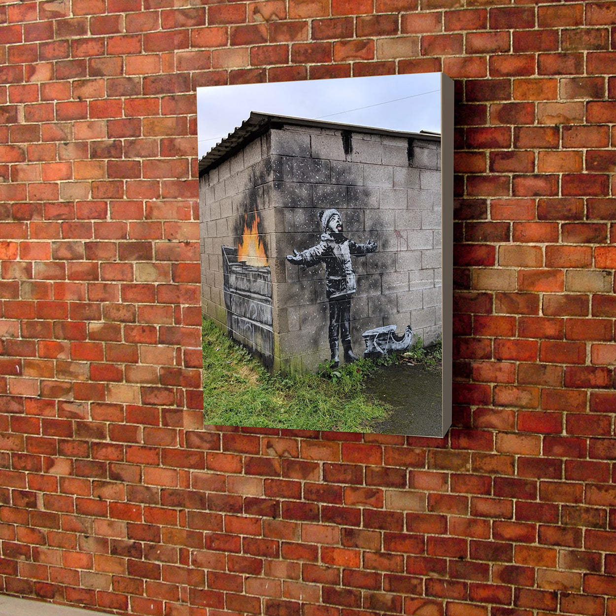 Banksy Greenhouse gases Port Talbot wales pollution