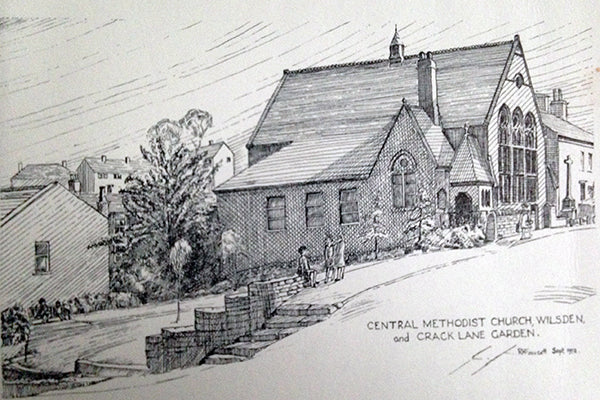 Canvas Print landscape sketch, wilsden, R Fawcett