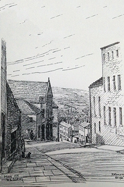 Canvas Print Portrait sketch, wilsden, R Fawcett