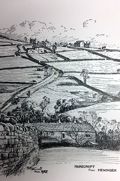 Canvas Print Portrait sketch, wilsden, R Fawcett