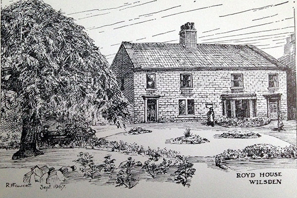 Canvas Print landscape sketch, wilsden, R Fawcett