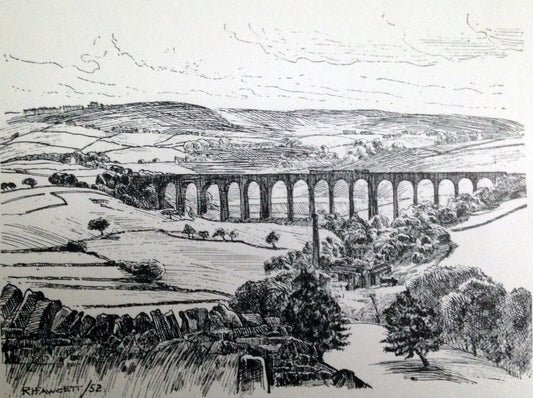 Hewenden Viaduct Wilsden bygone days images from Reg Fawcett showing scenes of wilsden village from 1940's, 1950's, 1960's, 1970's