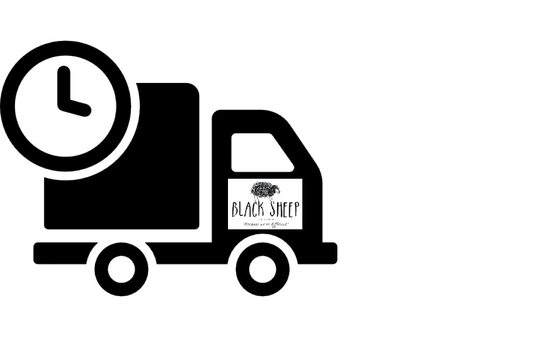 Delivery and lead time information for black-sheep-design.com