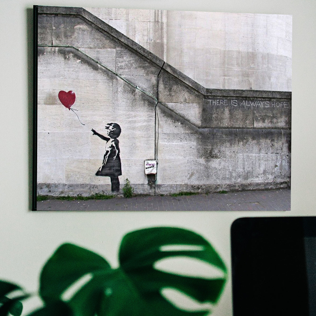 Banksy canvas print large canvas print available all printed on high quality canvas and 75 light fast inks