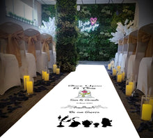 Load image into Gallery viewer, Be Our Guest Beauty and the Beast Wedding Aisle runner
