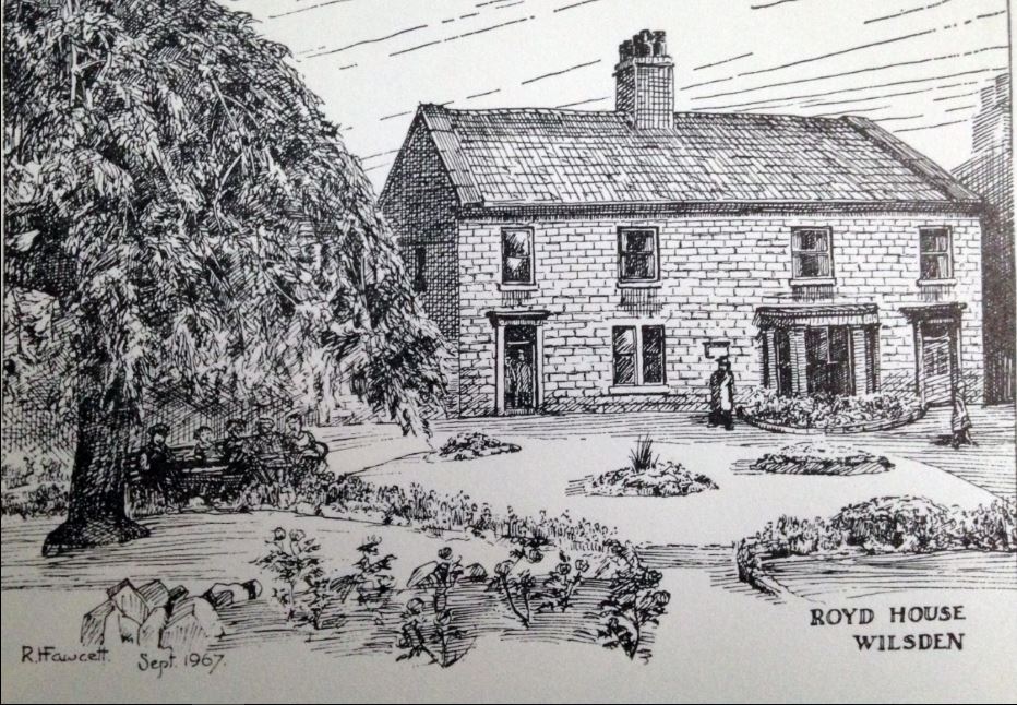 Christmas Card, Wilsden, Landscape Card, Sketch, R Fawcett