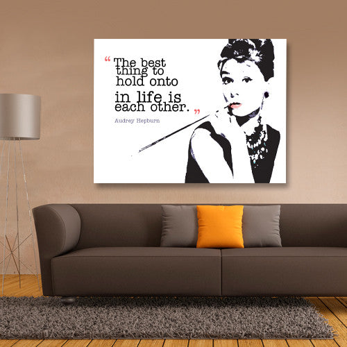 Audrey Hepburn classic iconic image and quote