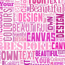 Load image into Gallery viewer, Text Montage Canvas Aline Mother&#39;s Day Text Montage gift personalised unique mother grandma nan granny
