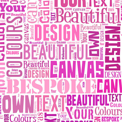 Text Montage Canvas Aline