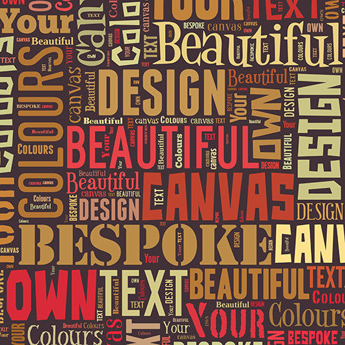 Text Montage Canvas Be My Boy