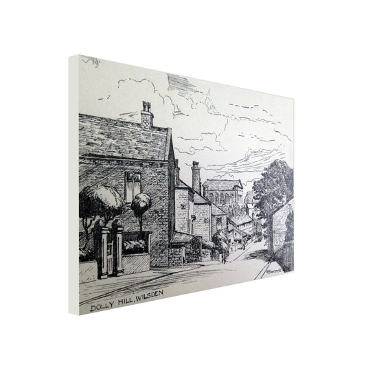 Canvas Print landscape sketch, wilsden, R Fawcett