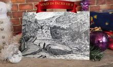 Load image into Gallery viewer, Christmas Card, Wilsden, Landscape Card, Sketch, R Fawcett
