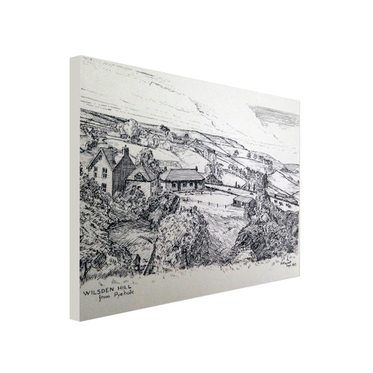 Canvas Print landscape sketch, wilsden, R Fawcett