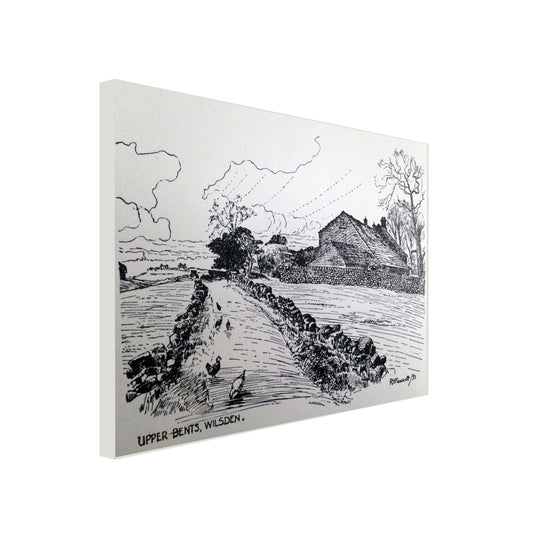 Canvas Print landscape sketch, wilsden, R Fawcett