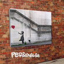 Load image into Gallery viewer, Personalised Hope Banksy Canvas

