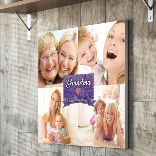Mother's Day canvas gift mum mother grandma nan images 