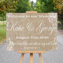 Load image into Gallery viewer, Wedding Welcome Sign Song of Solomon 3:4
