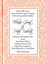 Load image into Gallery viewer, Wedding invitation personalised created to order summer breeze day invite evening invitation
