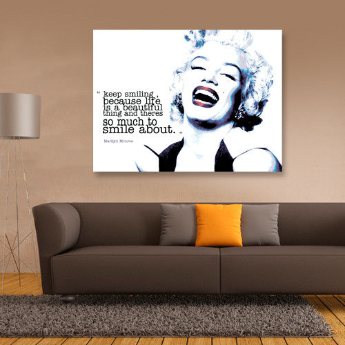 Marilyn Monroe wall canvas icon movie star