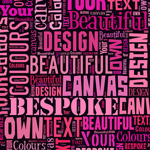 Text Montage Canvas Punk Princess