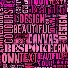 Load image into Gallery viewer, Text Montage Canvas Punk Princess Mother&#39;s Day Text Montage gift personalised unique mother grandma nan granny
