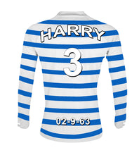 Load image into Gallery viewer, Queens Park Rangers Football Club blue and white personalised football shirt canvas
