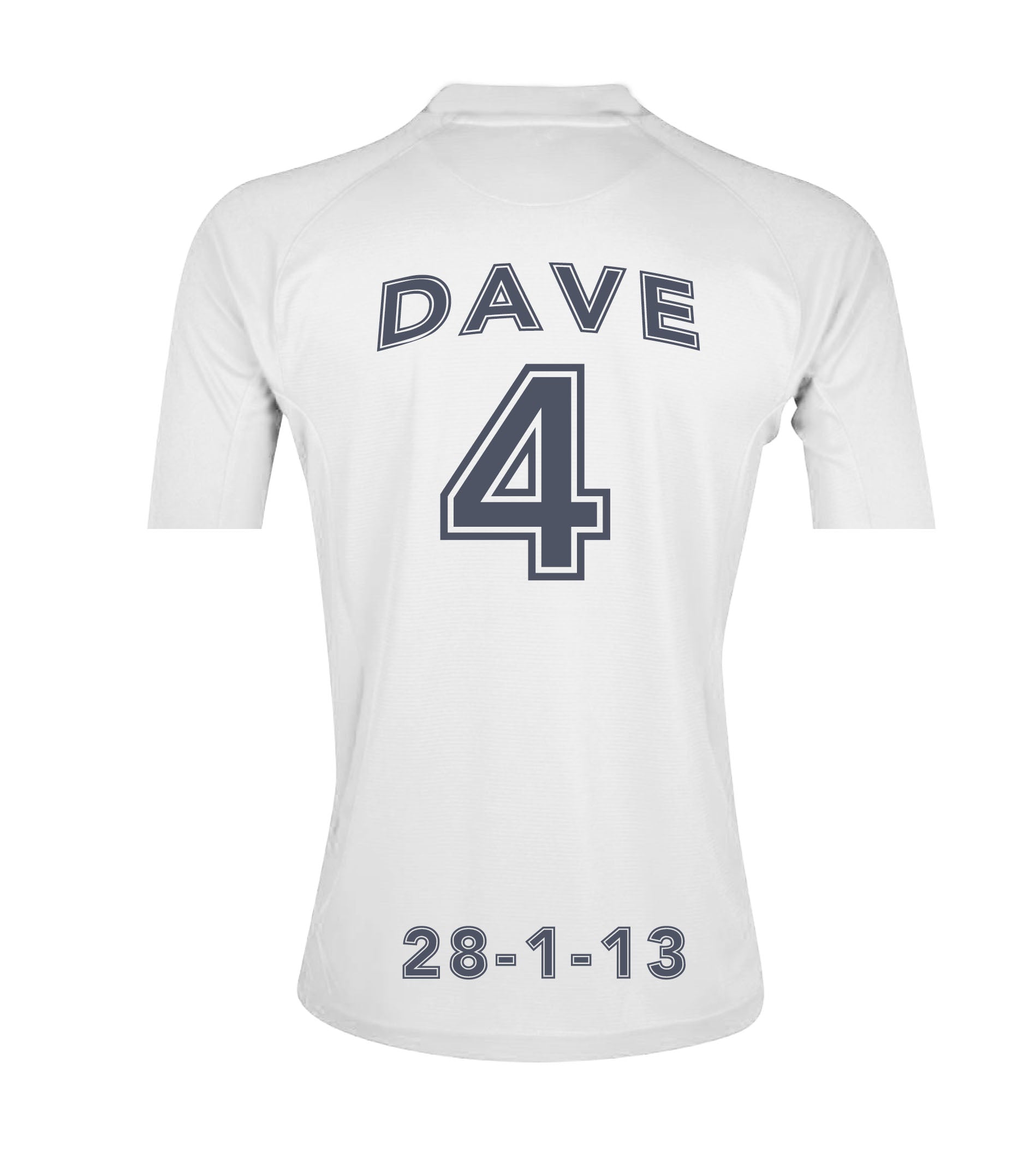 Real Madrid Football Club white personalised football shirt canvas