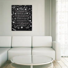 Load image into Gallery viewer, Portrait Art Canvas, Song Lyrics from Sam Smith - Lay Me Down
