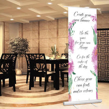 Load image into Gallery viewer, Personalised Create your Own Wedding Roll up Banner Sign
