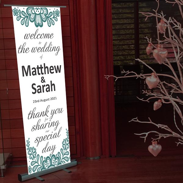 wedding welcome pop up sign welcome guest to the wedding