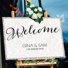 Load image into Gallery viewer, Wedding Welcome Sign - Welcome from the Bride and Groom
