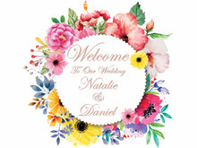 Load image into Gallery viewer, Wedding Welcome Sign - Summer Circle
