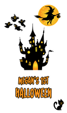 Load image into Gallery viewer, Kids Halloween Party Floor Runner Decoration - Personalised
