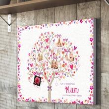 Load image into Gallery viewer, Mother&#39;s Day Canvas gift images heart
