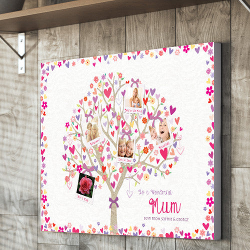 Mother's Day Canvas gift images heart