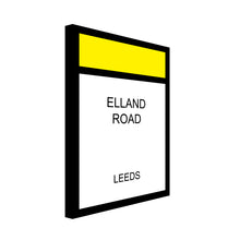 Load image into Gallery viewer, Monopoly style printed and framed personalised canvas - yellow

